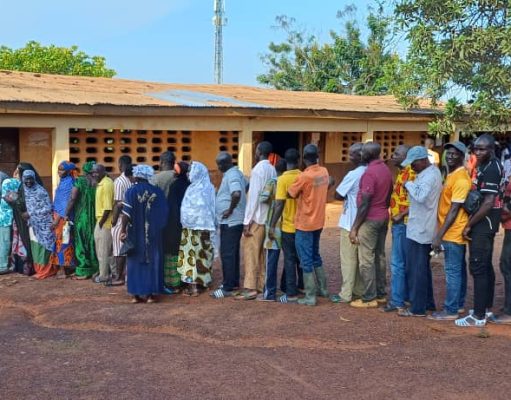 Présidentielle 2025 à Gabiadji: Grosse affluence dans les bureaux de vote
